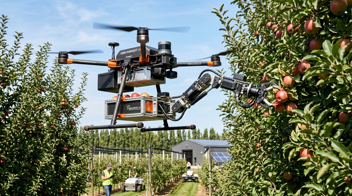 Remote Drone-Assisted Harvesting System